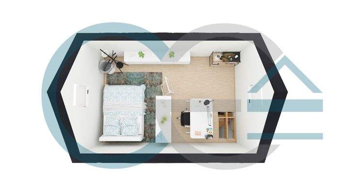 Grundriss Einliegerwohnung OG