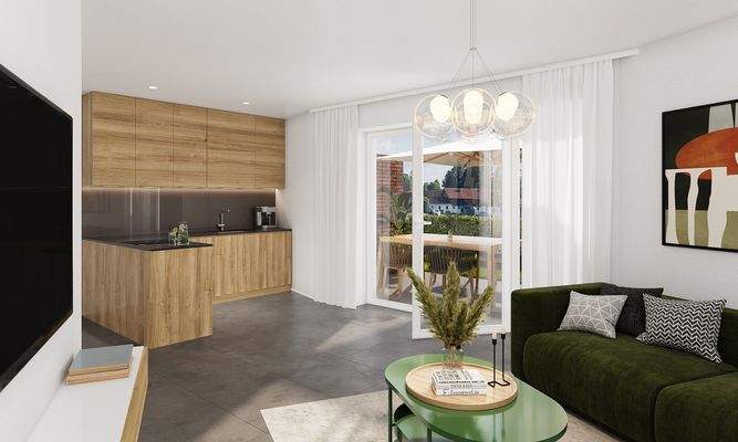 Raumidee Wohnraum/Küche