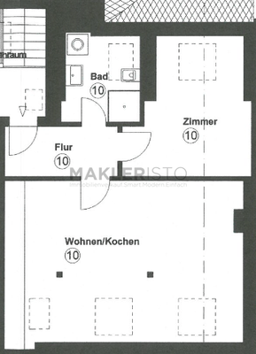 Grundriss WE10 DG links