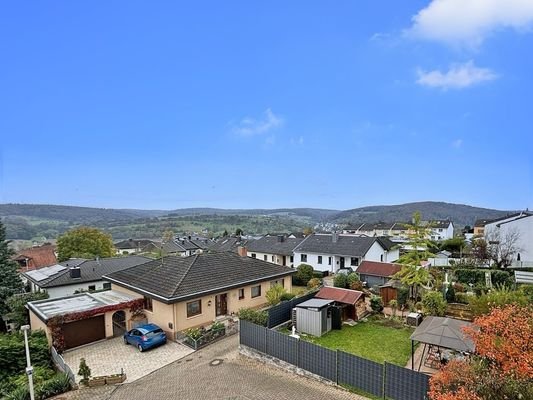 Ausblick vom Balkon