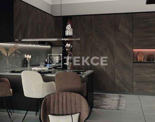 Apartments with Spacious Gardens Near the Sea in Çeşme