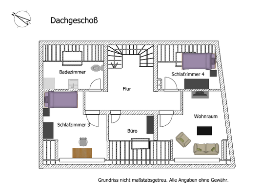 Grundriss Dachgeschoß
