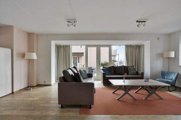 Luxus Wohnzimmer Villa Cape Helius Klimaanlage Yachthafen Blick Hellevoetsluis04