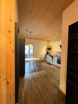 Esszimmer mit Küche