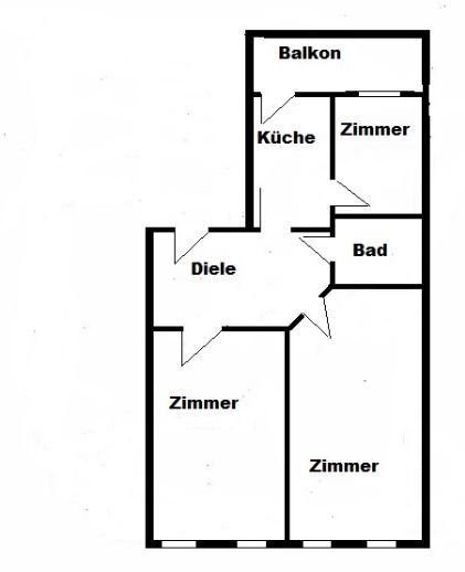 3 Zimmer Wohnung in Leipzig (Reudnitz-Thonberg)