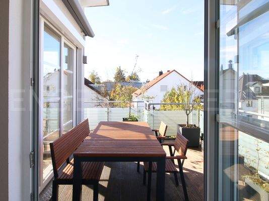 Blick aus der Küche
