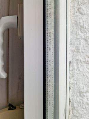 Kunststoff weiß und Isolierverglasung