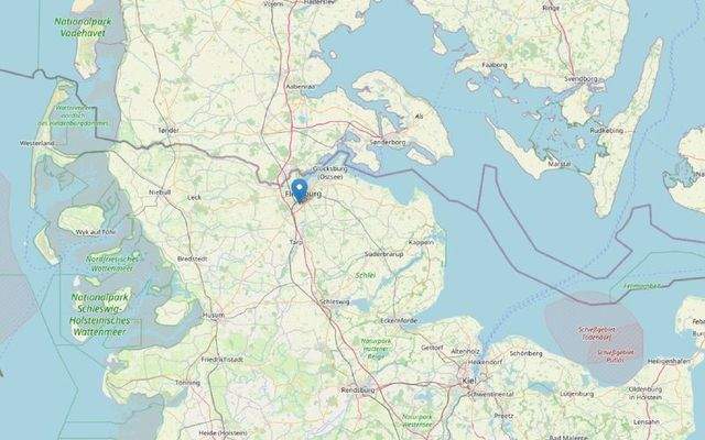 Flensburg - im Norden Deutschlands an der dänischen Grenze