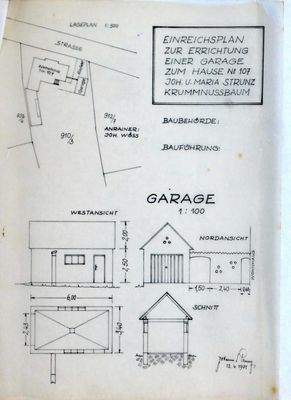 Grundriss Garage