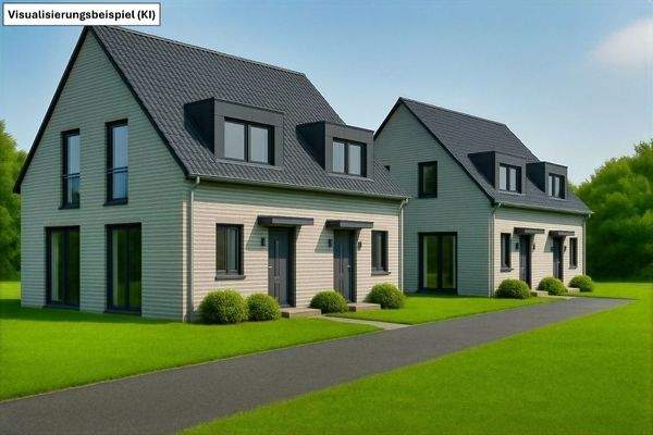 Visualsierung 2 Doppelhäuser