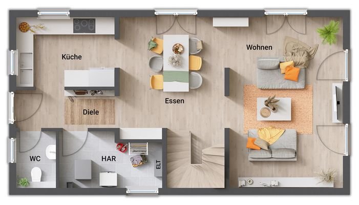 Grundriss-Einfamilienhaus-Aura-125-Erdgeschoss