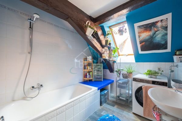 Badezimmer Dachgeschoss
