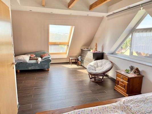 Schlafzimmer im Dachgeschoss