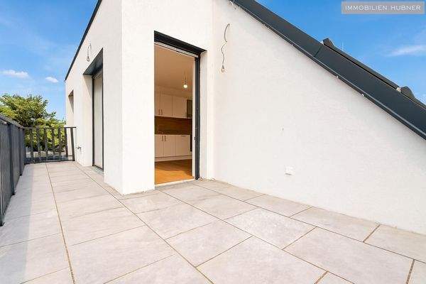 Terrasse - Blick Richtung Garten