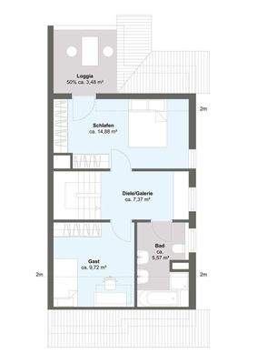 Grundriss Dachgeschoss