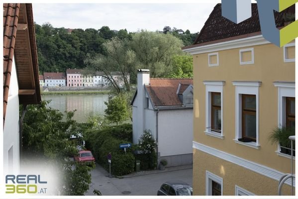 Donaublick von der Wohnung aus