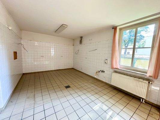 große Küche im Erdgeschoss