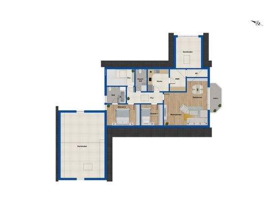 Grundriss Obergeschoss