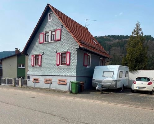 EFH Wald-Michelbach Ansicht Straße mit 1 Stellplat