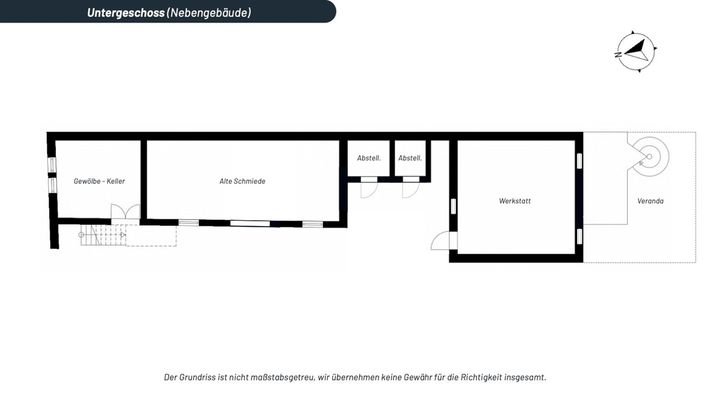 Untergeschoss Nebengebäude
