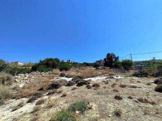 Kreta, Rethymno: Investitionsgrundstück mit Meerblick nahe Stadtzentrum zu verkaufen