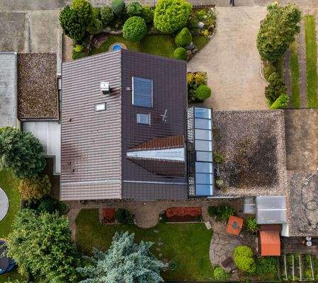 Blick auf das Grundstück