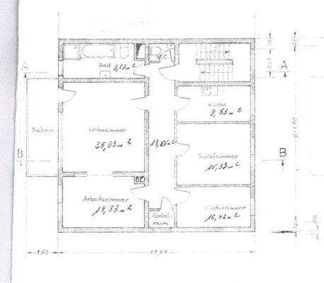 Grundriss Obergeschoss