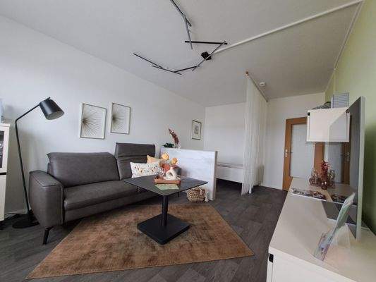 Wohn-Schlafraum - Beispielfoto einer Musterwohnung