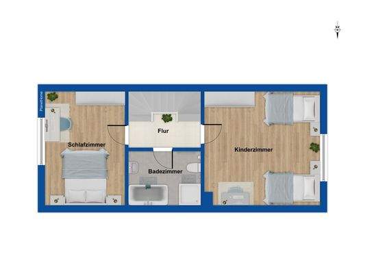 Grundriss Obergeschoss