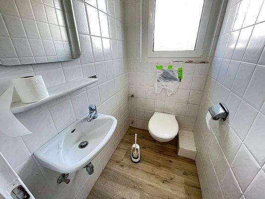 Hausansicht von Straße