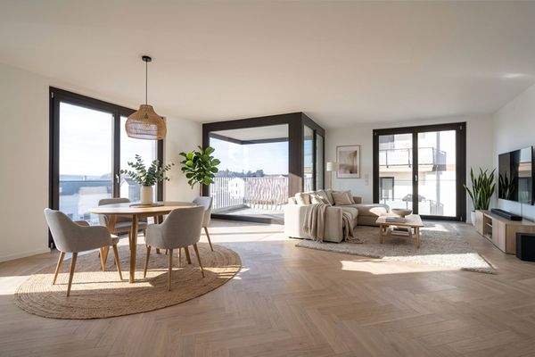 Wohnen/Essen -virtuell eingerichtet