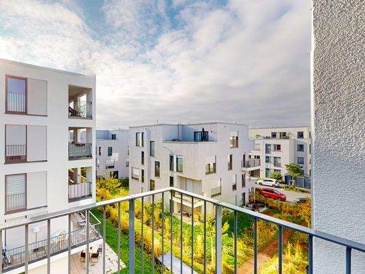 Balkon (Musterwohnung)