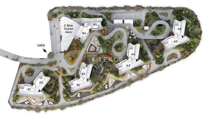 Apartments with Valley Views in a Complex with Pool in Oran