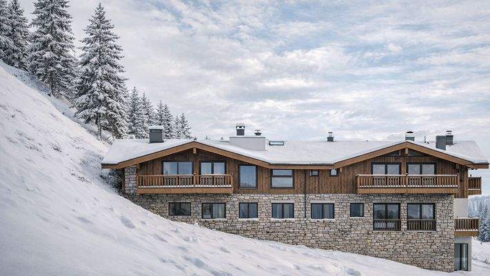 KITZIMMO-Grundstück mit Baugenehmigung für 3-Luxuswohnungen - Immobilien Kitzbühel.