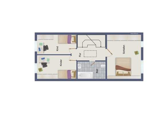 Grundriss Obergeschoss