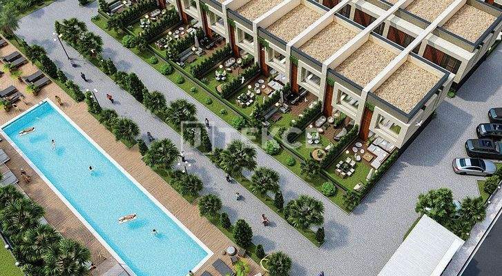 Villas with Private Gardens in a Complex in Ankara İncek