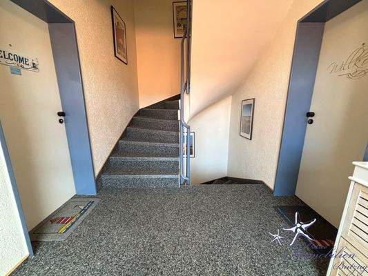 Gepflegtes Treppenhaus