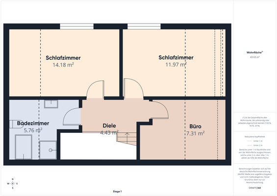 Grundriss Obergeschoss