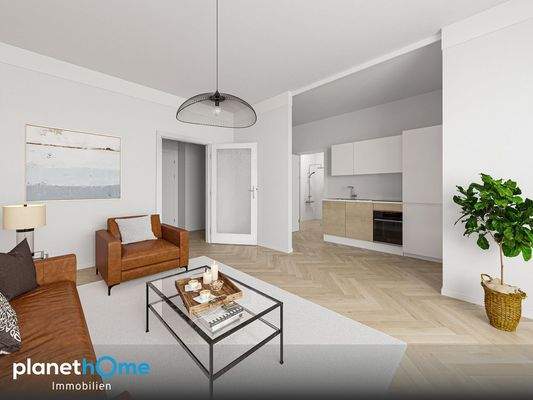 Attraktive 2-Zimmer-Wohnung 