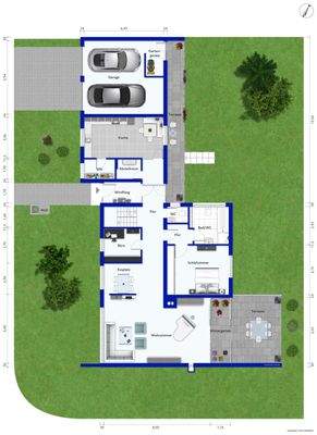 Grundriss Erdgeschoß