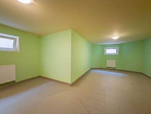 Beheizter Kellerraum