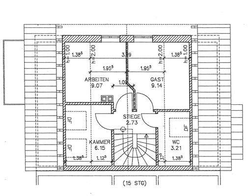 Grundriss Dachgeschoss 