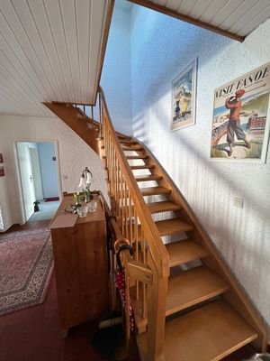 Massivholztreppe