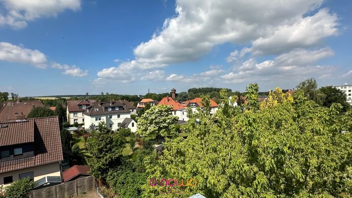 Blick von der Dachterrasse nach Westen