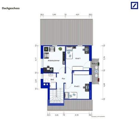 Grundriss Dachgeschoss