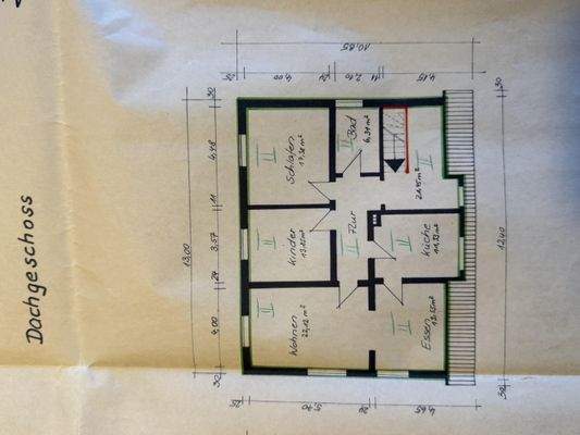 Grundriss Dachgeschoss 
