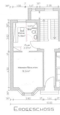 Grundriss des Apartments