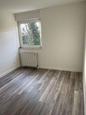 Schlafzimmer Blick zum Fenster