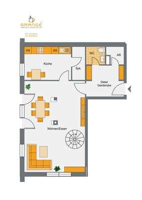 Grundriss Ebene 3. oG