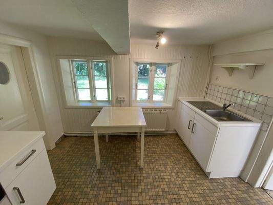 .. mit Sitzgelegenheit